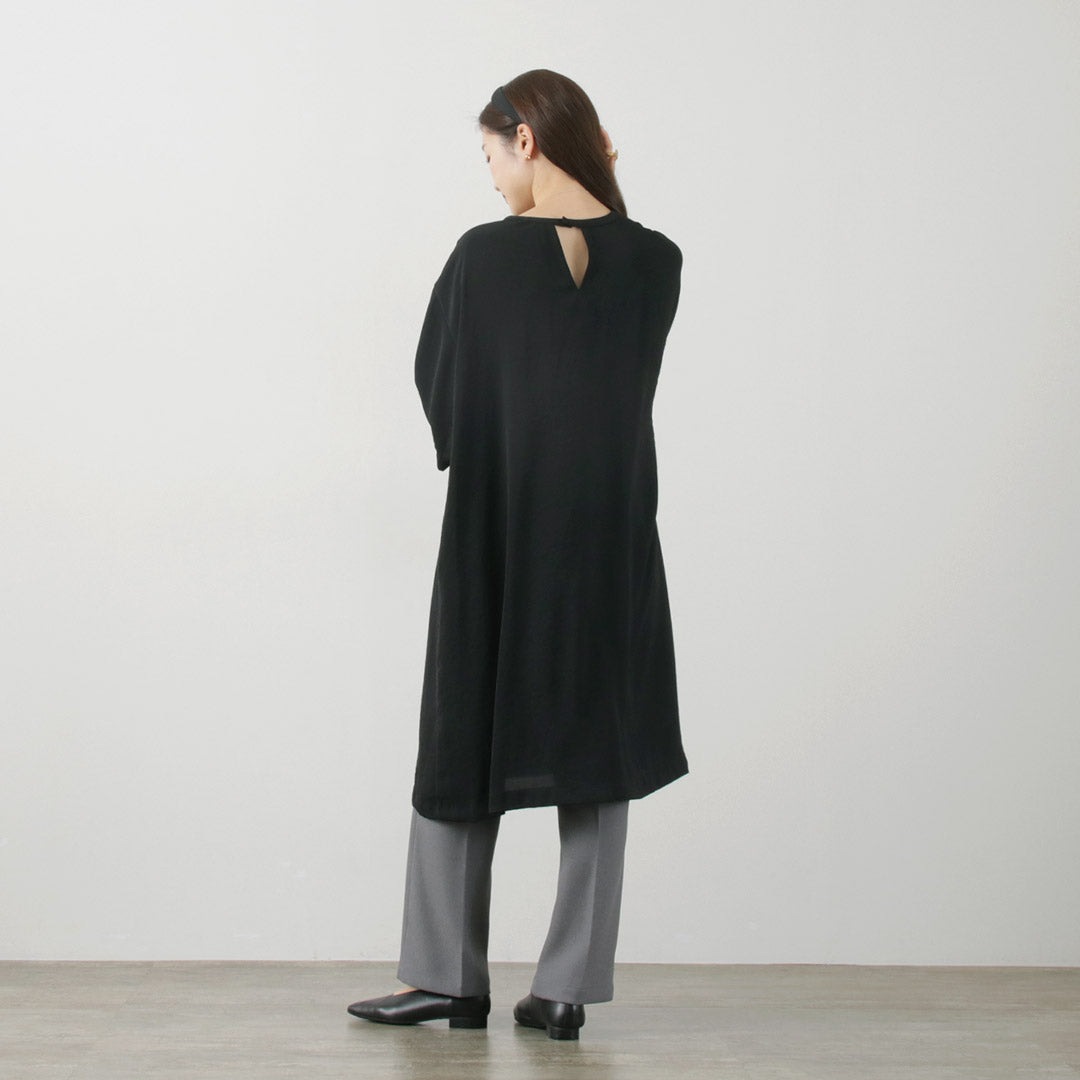 mizuiro ind(ミズイロインド) Aライン ワイドスリーブ OP