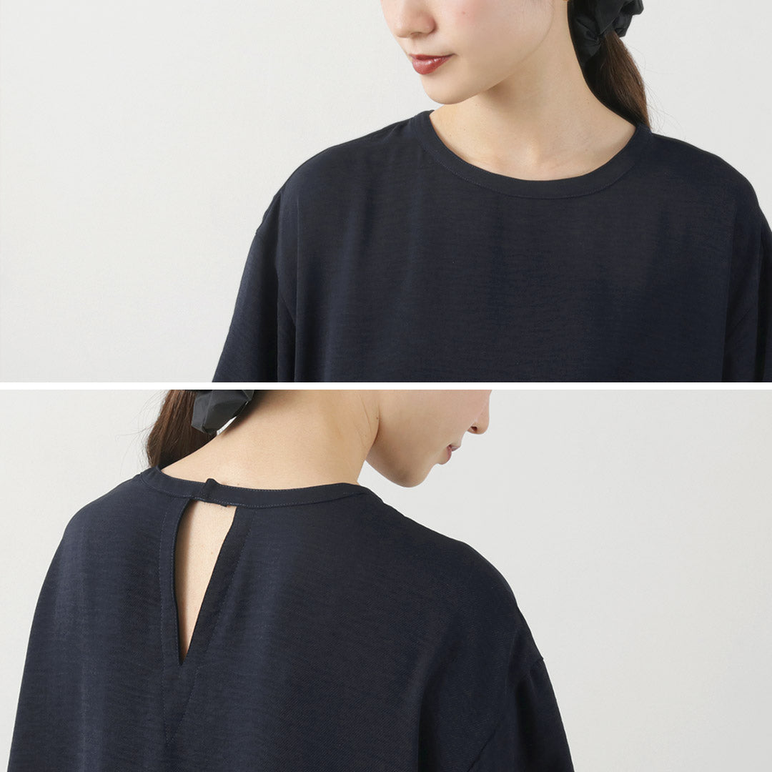 mizuiro ind(ミズイロインド) Aライン ワイドスリーブ OP