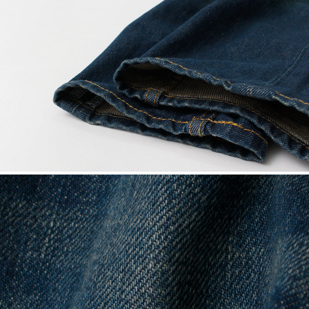 mizuiro ind(ミズイロインド) ハイウエスト デニム 加工