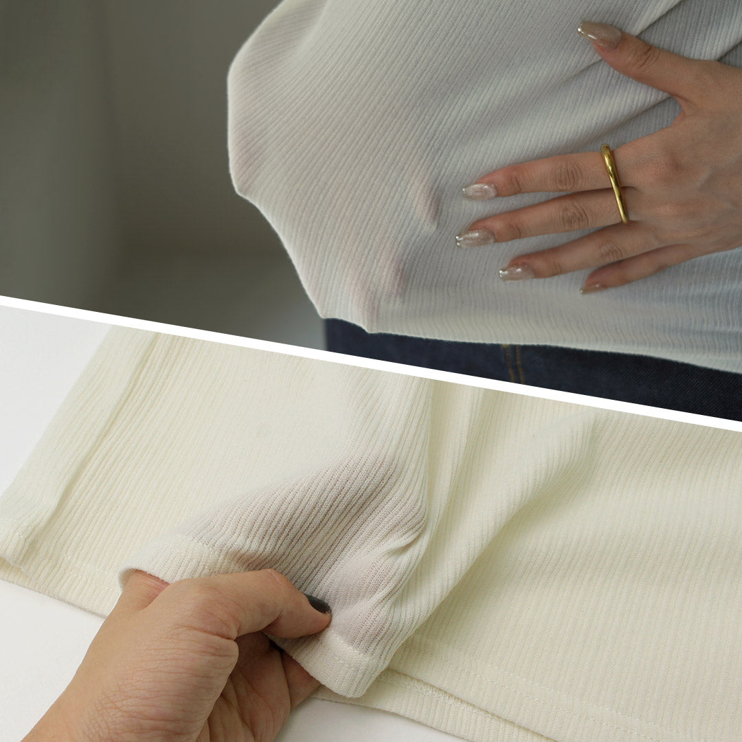 ETRE TOKYO(エトレトウキョウ) アイレットリブボックスプルオーバー 1224312161-0