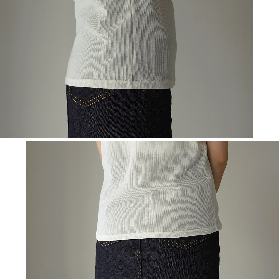 ETRE TOKYO(エトレトウキョウ) アイレットリブボックスプルオーバー 1224312161-0