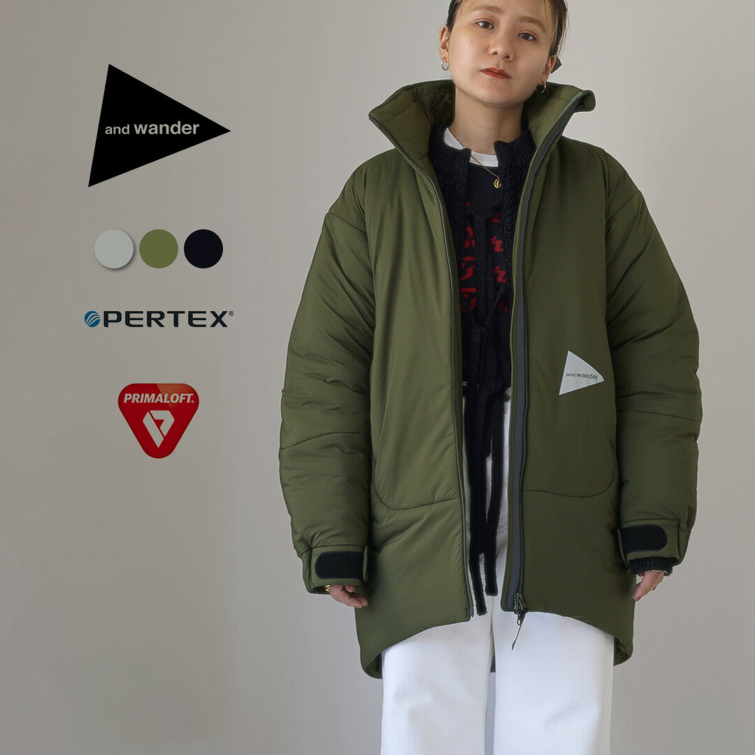 AND WANDER(アンドワンダー) トップ フリース コート (W)