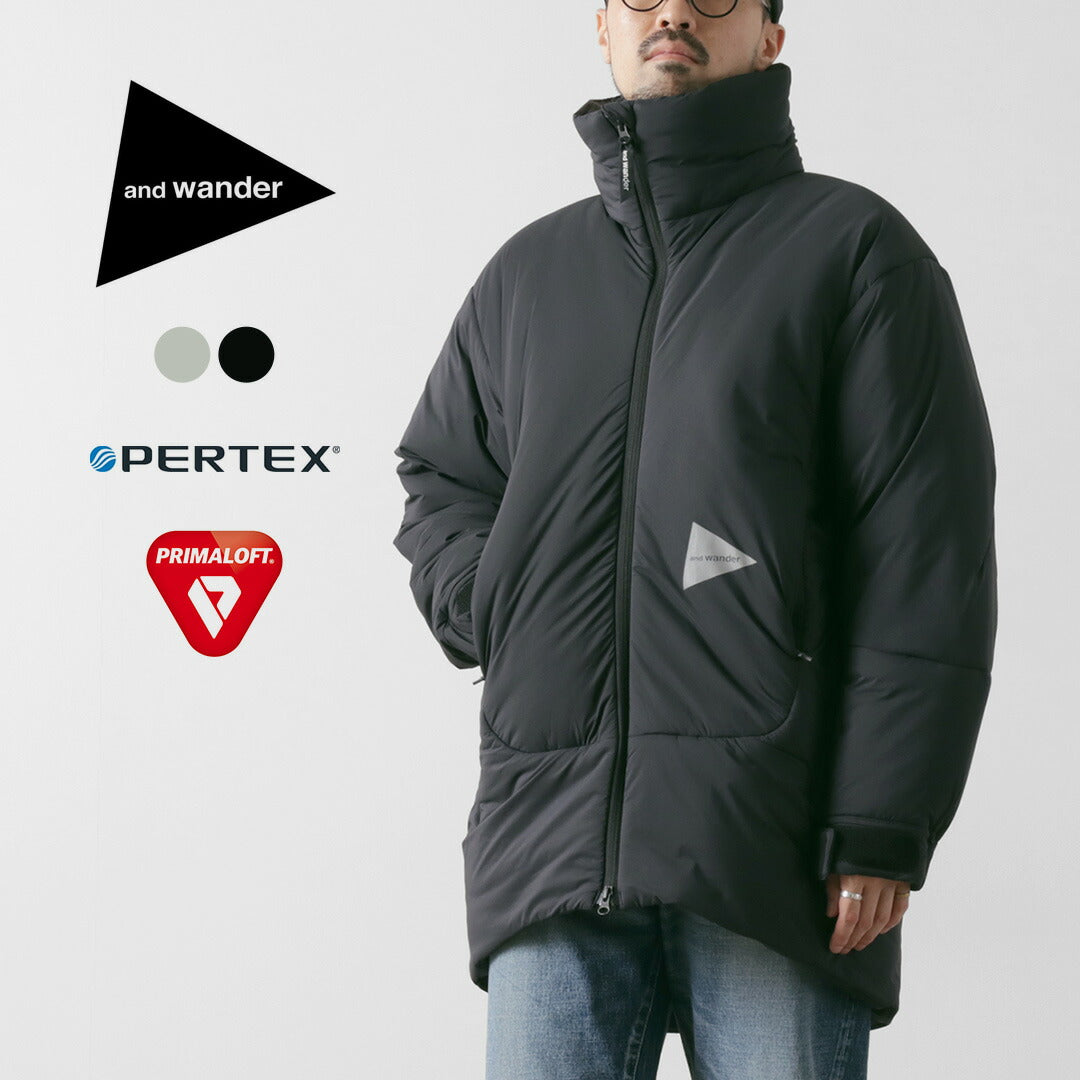 AND WANDER(アンドワンダー) トップ フリース コート