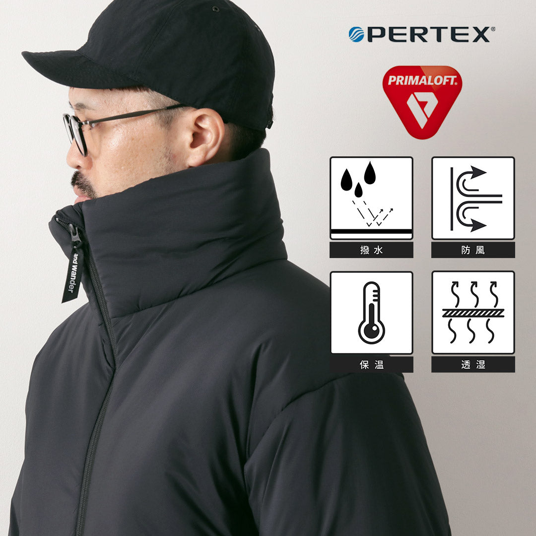 AND WANDER(アンドワンダー) トップ フリース コート