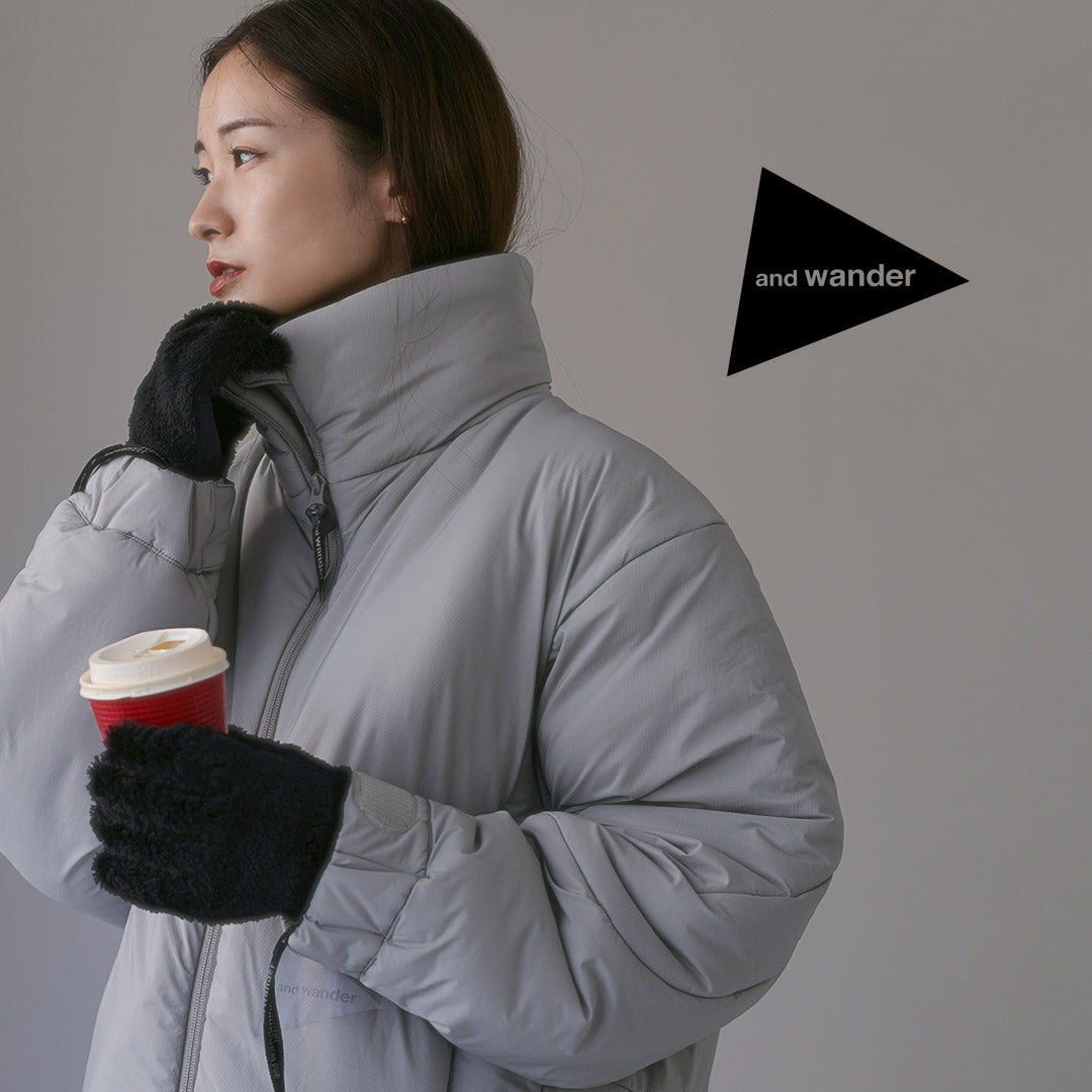 AND WANDER(アンドワンダー) ハイロフト フリースグローブ