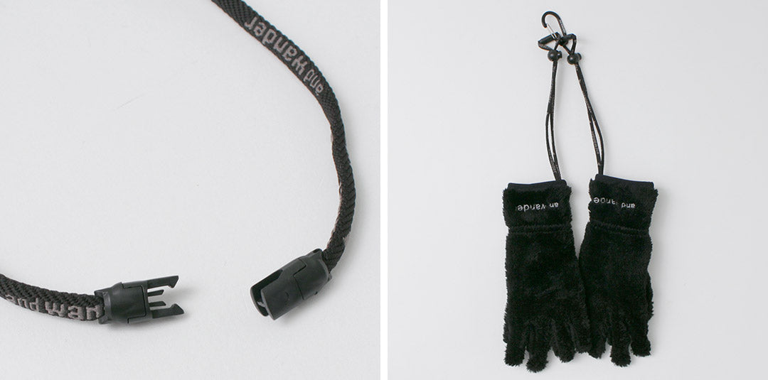 AND WANDER(アンドワンダー) ハイロフト フリースグローブ