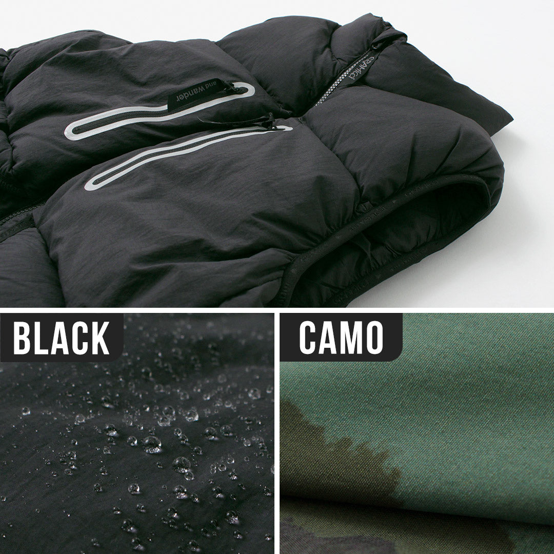 AND WANDER(アンドワンダー) グラミチ ダウンベスト