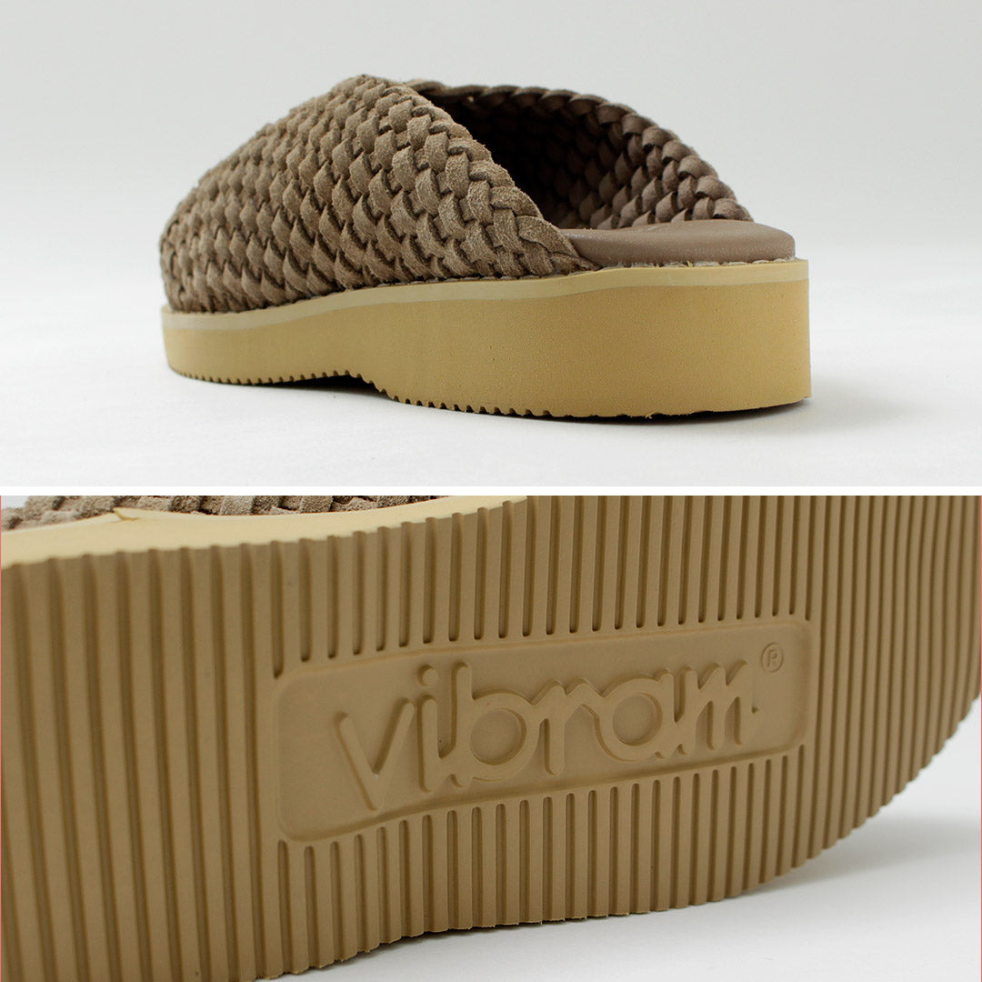 MOLLE SHOES(モールシューズ) ウーブン レザークロッグ