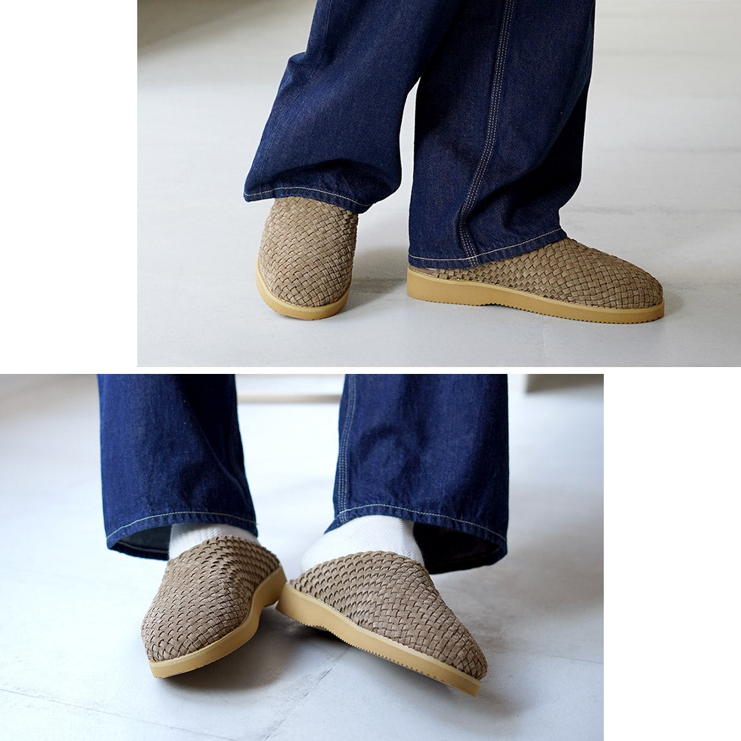 MOLLE SHOES(モールシューズ) ウーブン レザークロッグ