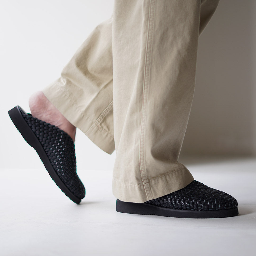 MOLLE SHOES(モールシューズ) ウーブン レザークロッグ