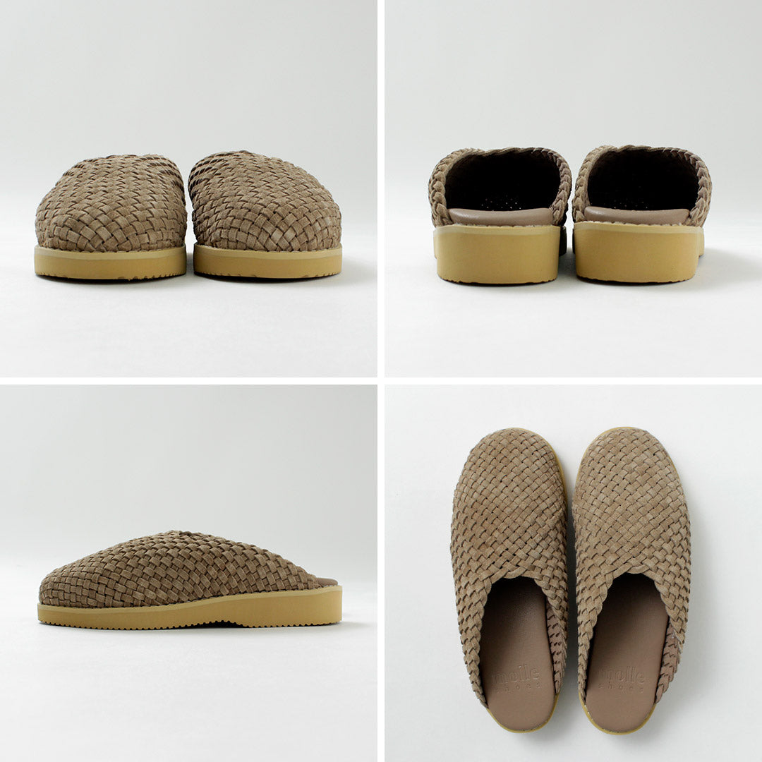 MOLLE SHOES(モールシューズ) ウーブン レザークロッグ
