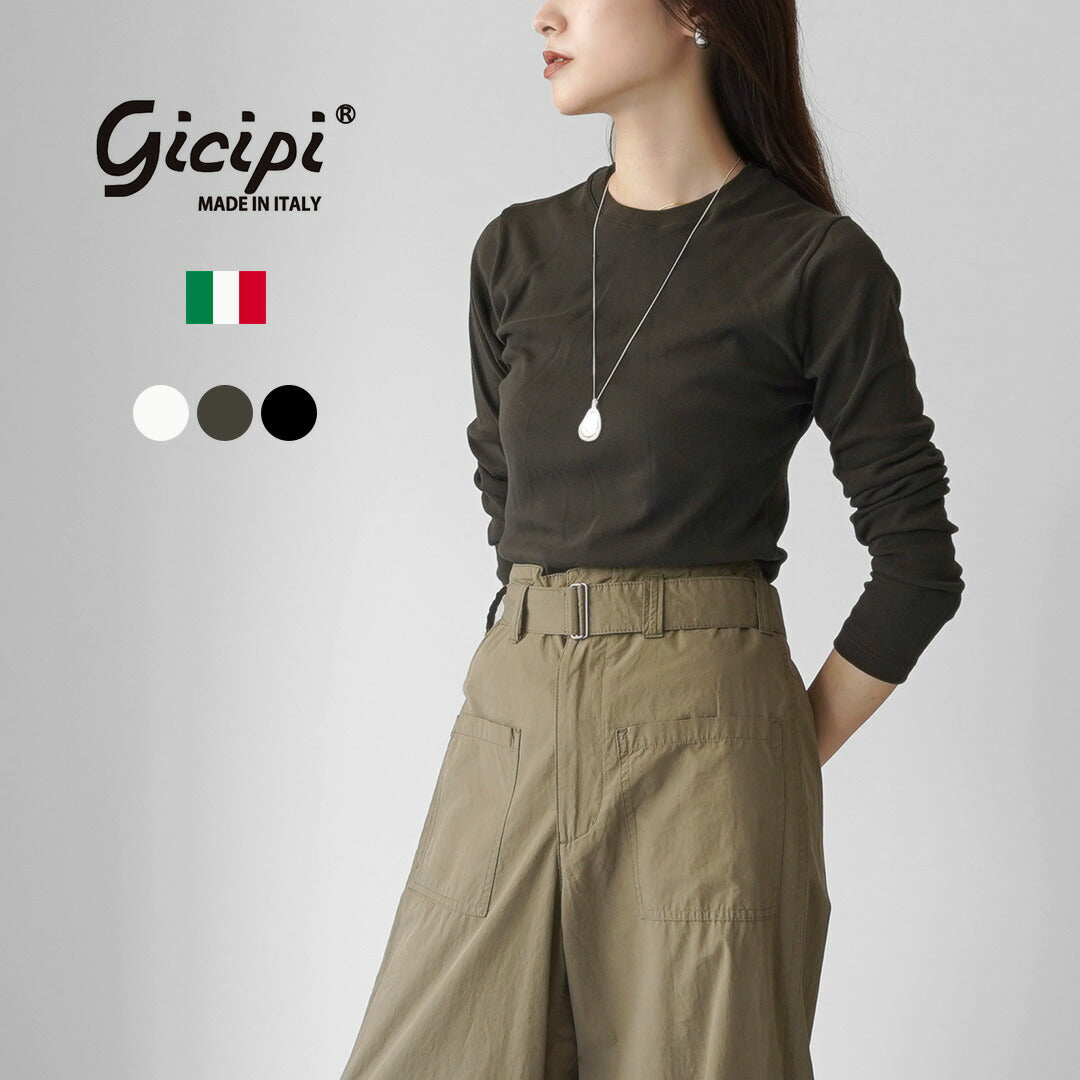 GICIPI(ジチピ) RAFANO クルーネック ロングスリーブTシャツ