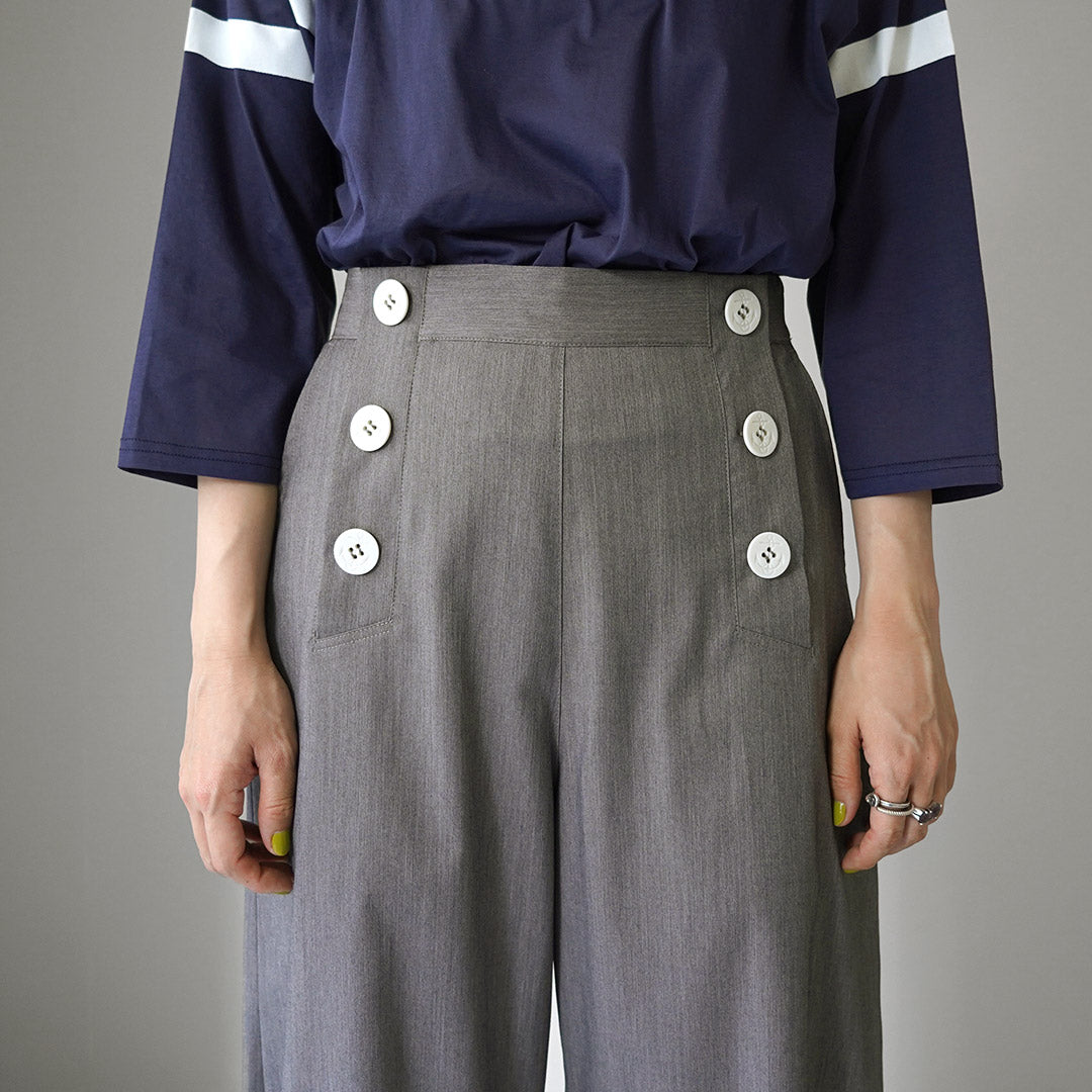 【30%OFF】KHA:KI(カーキ) マリン オーバルパンツ