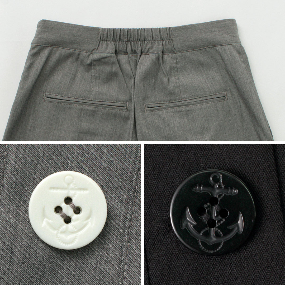 【30%OFF】KHA:KI(カーキ) マリン オーバルパンツ