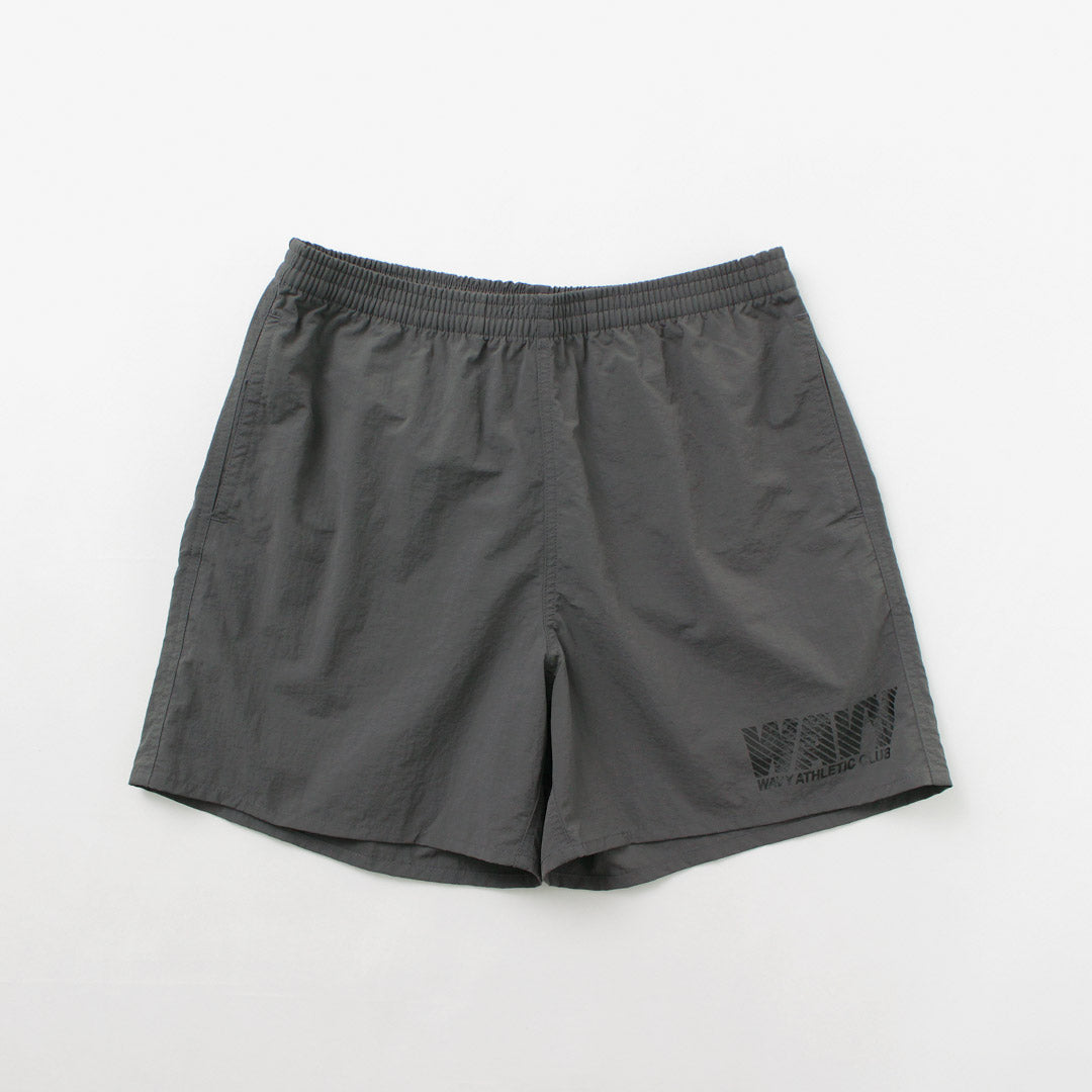 【50%OFF】KHA:KI(カーキ) Q.D. ナイロン ショーツ WAVY