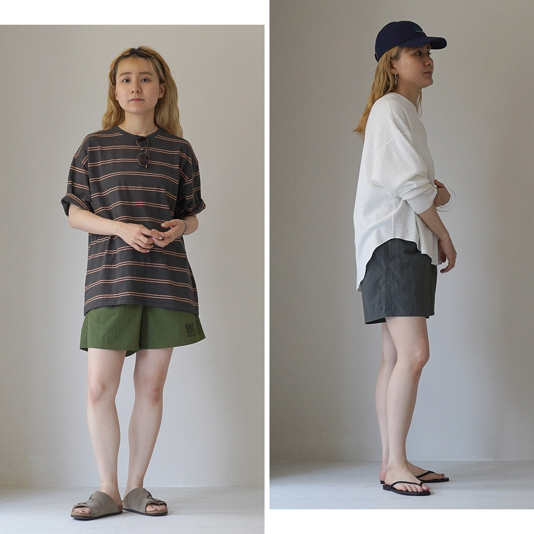 【50%OFF】KHA:KI(カーキ) Q.D. ナイロン ショーツ WAVY