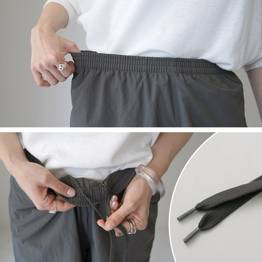 【50%OFF】KHA:KI(カーキ) Q.D. ナイロン ショーツ WAVY