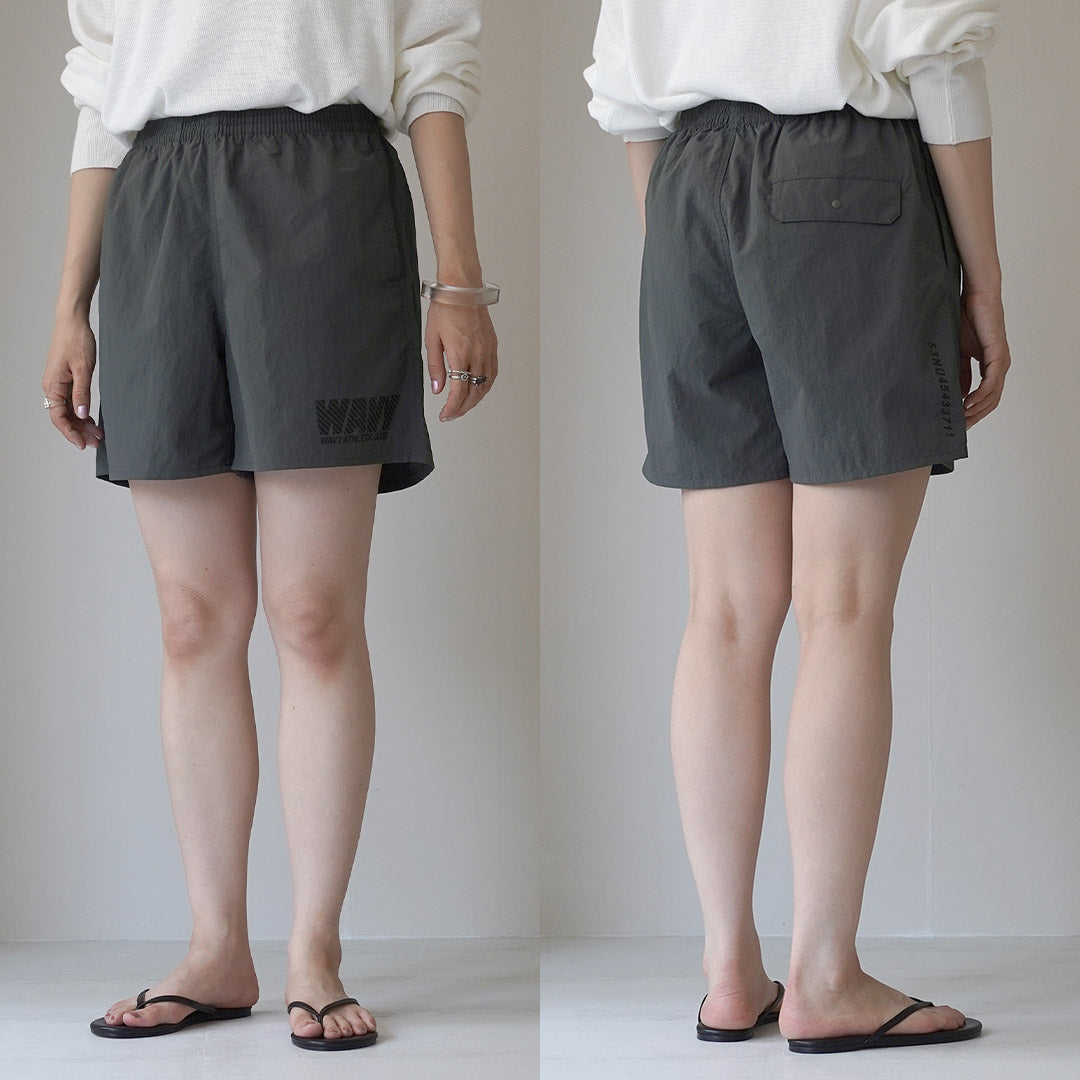 【50%OFF】KHA:KI(カーキ) Q.D. ナイロン ショーツ WAVY