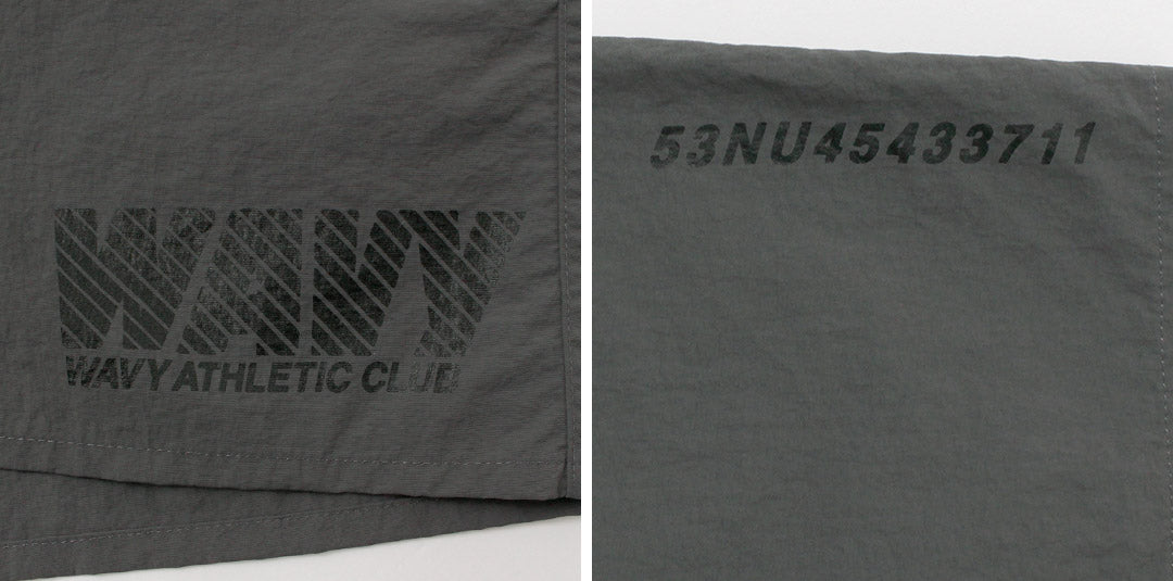 【50%OFF】KHA:KI(カーキ) Q.D. ナイロン ショーツ WAVY