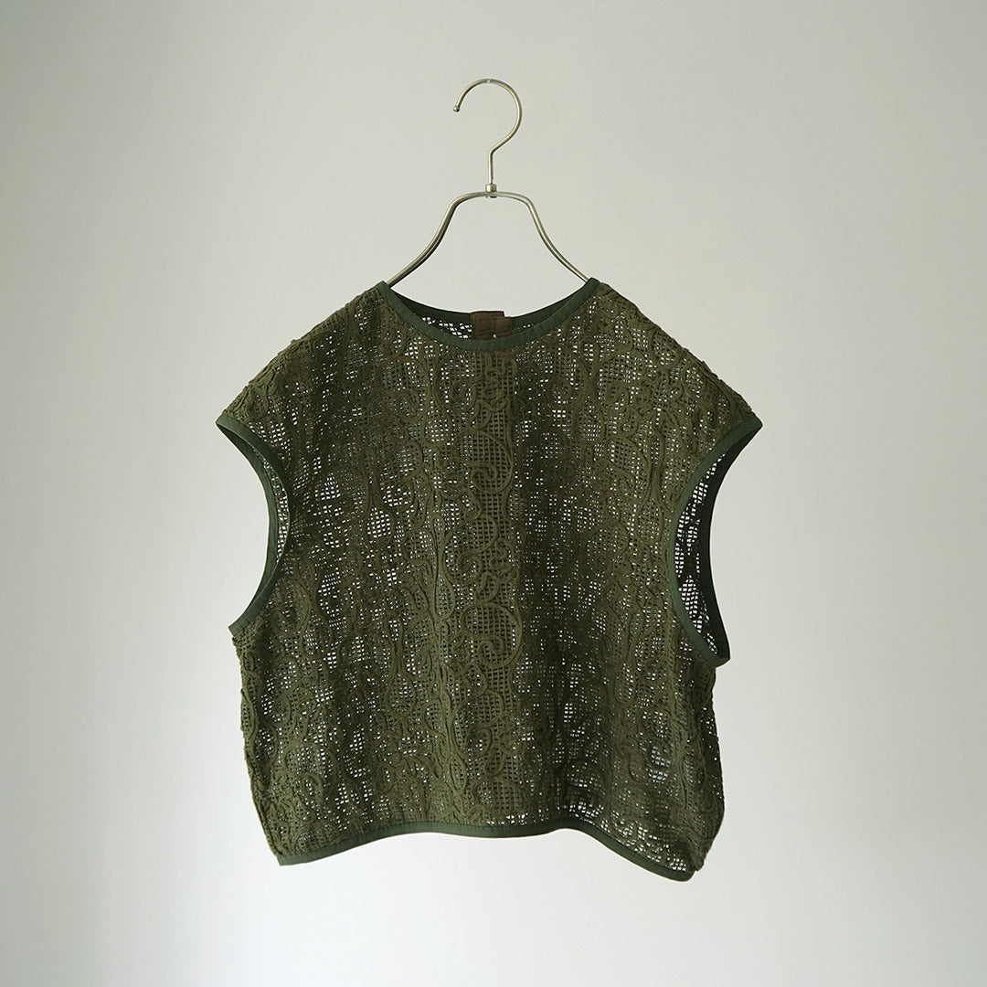 【30%OFF】YENN(イェン) カラー別注 コードレース ブラウス