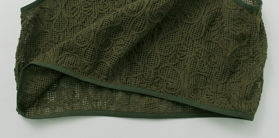 【30%OFF】YENN(イェン) カラー別注 コードレース ブラウス