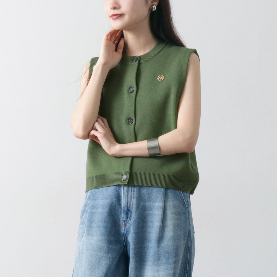 YENN(イェン) ダブルフェイス ニットベスト