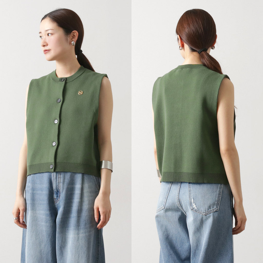 YENN(イェン) ダブルフェイス ニットベスト