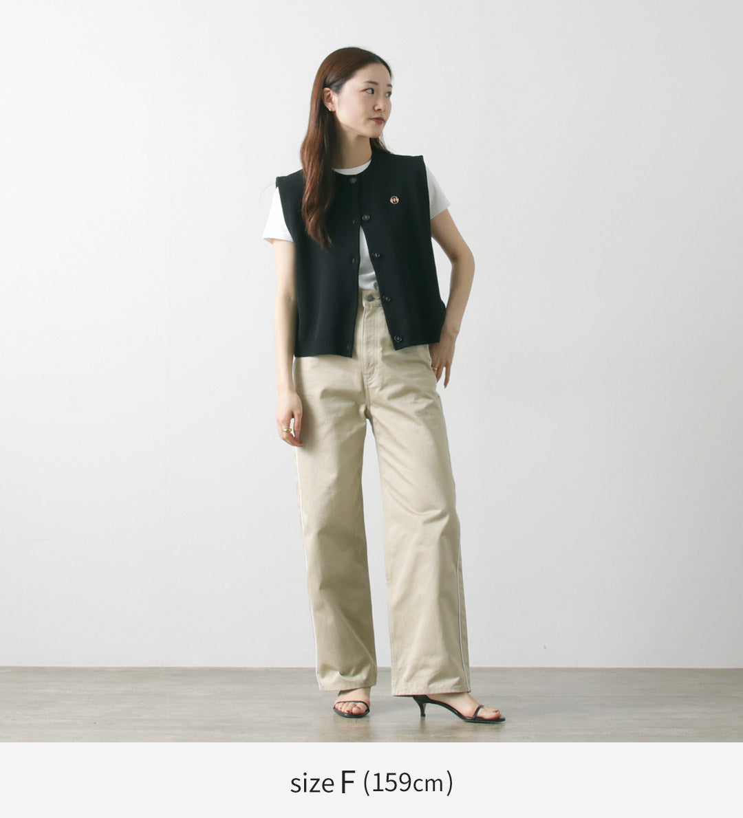 YENN(イェン) ダブルフェイス ニットベスト