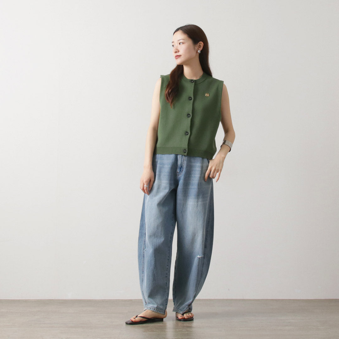 YENN(イェン) ダブルフェイス ニットベスト