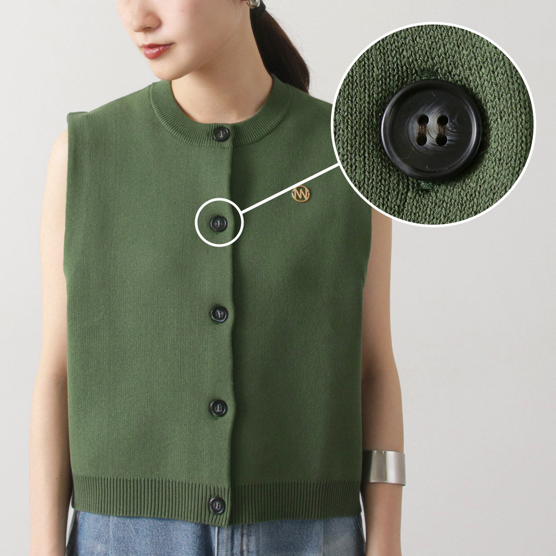 YENN(イェン) ダブルフェイス ニットベスト