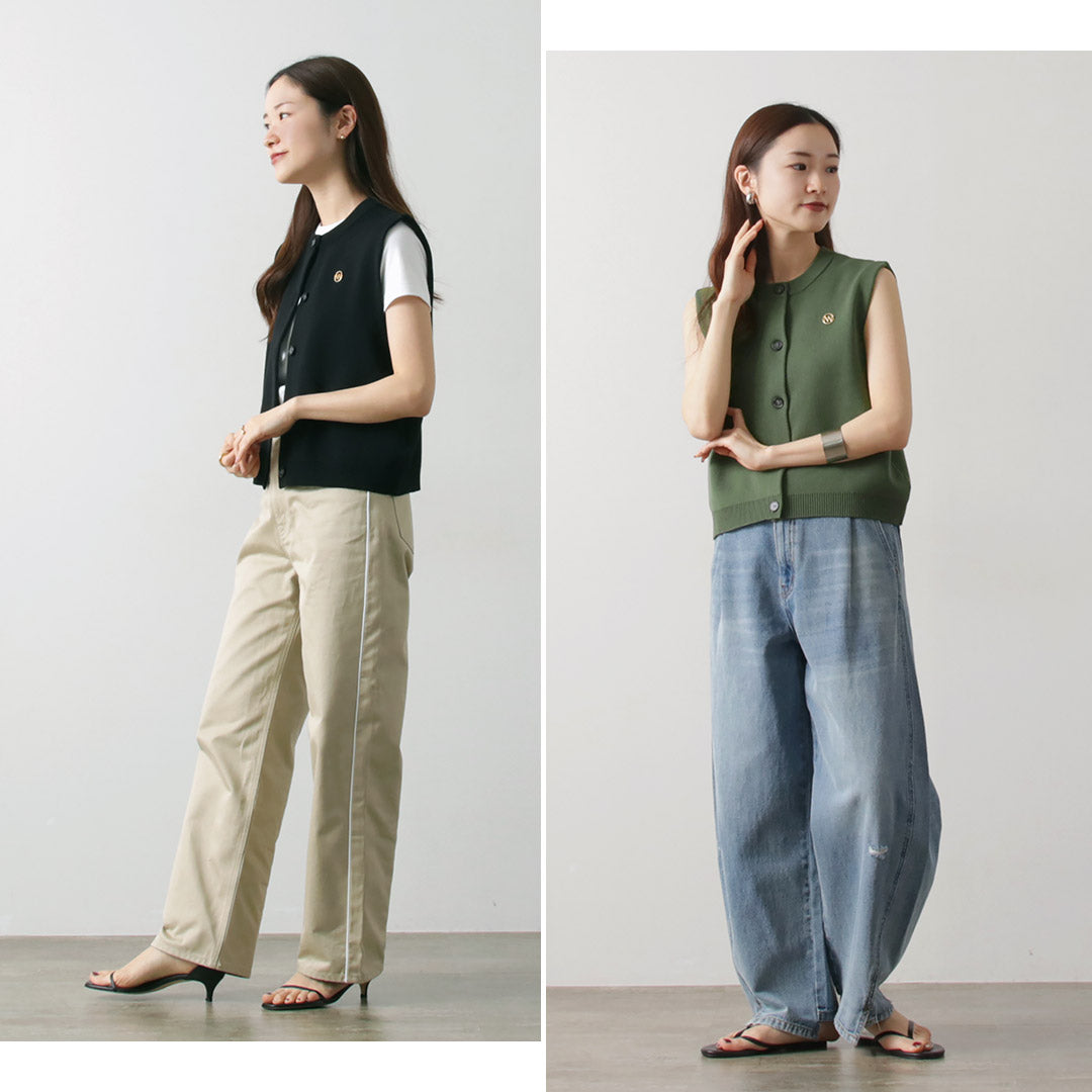 YENN(イェン) ダブルフェイス ニットベスト