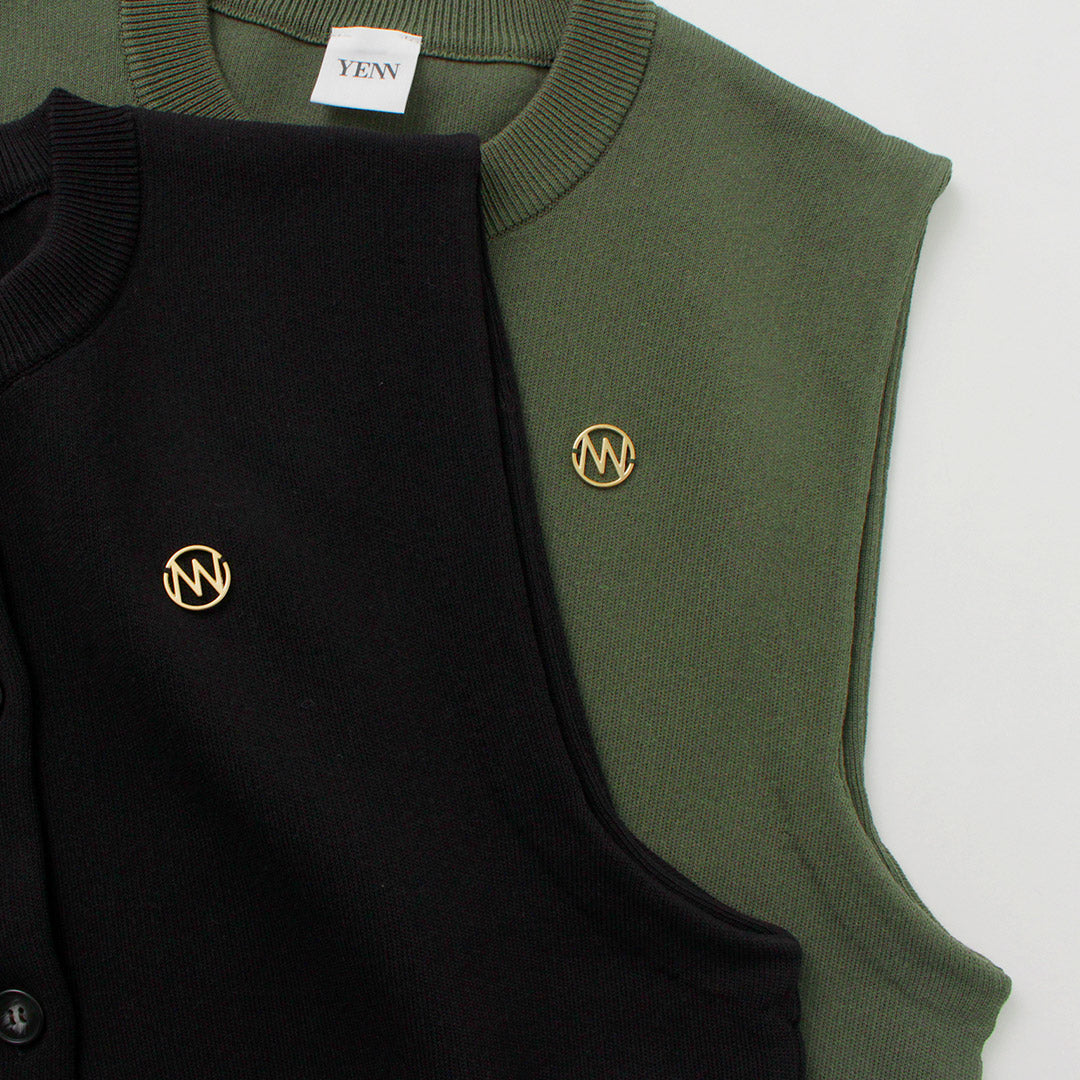 YENN(イェン) ダブルフェイス ニットベスト