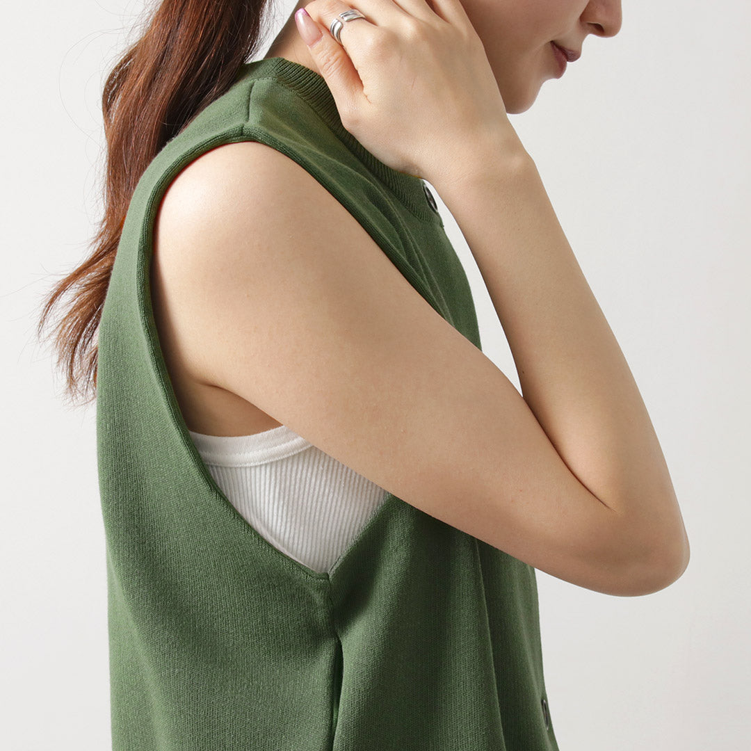 YENN(イェン) ダブルフェイス ニットベスト