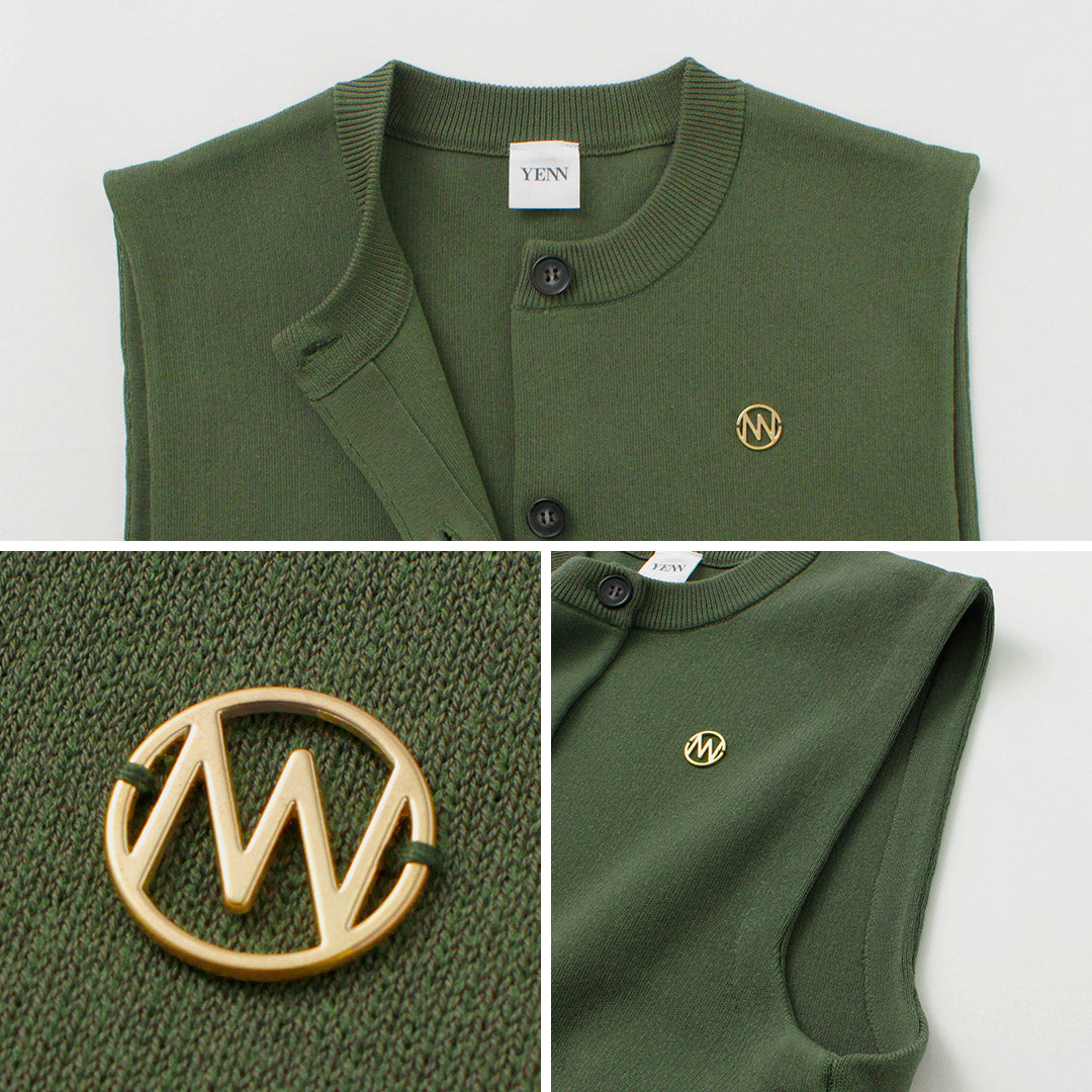 YENN(イェン) ダブルフェイス ニットベスト