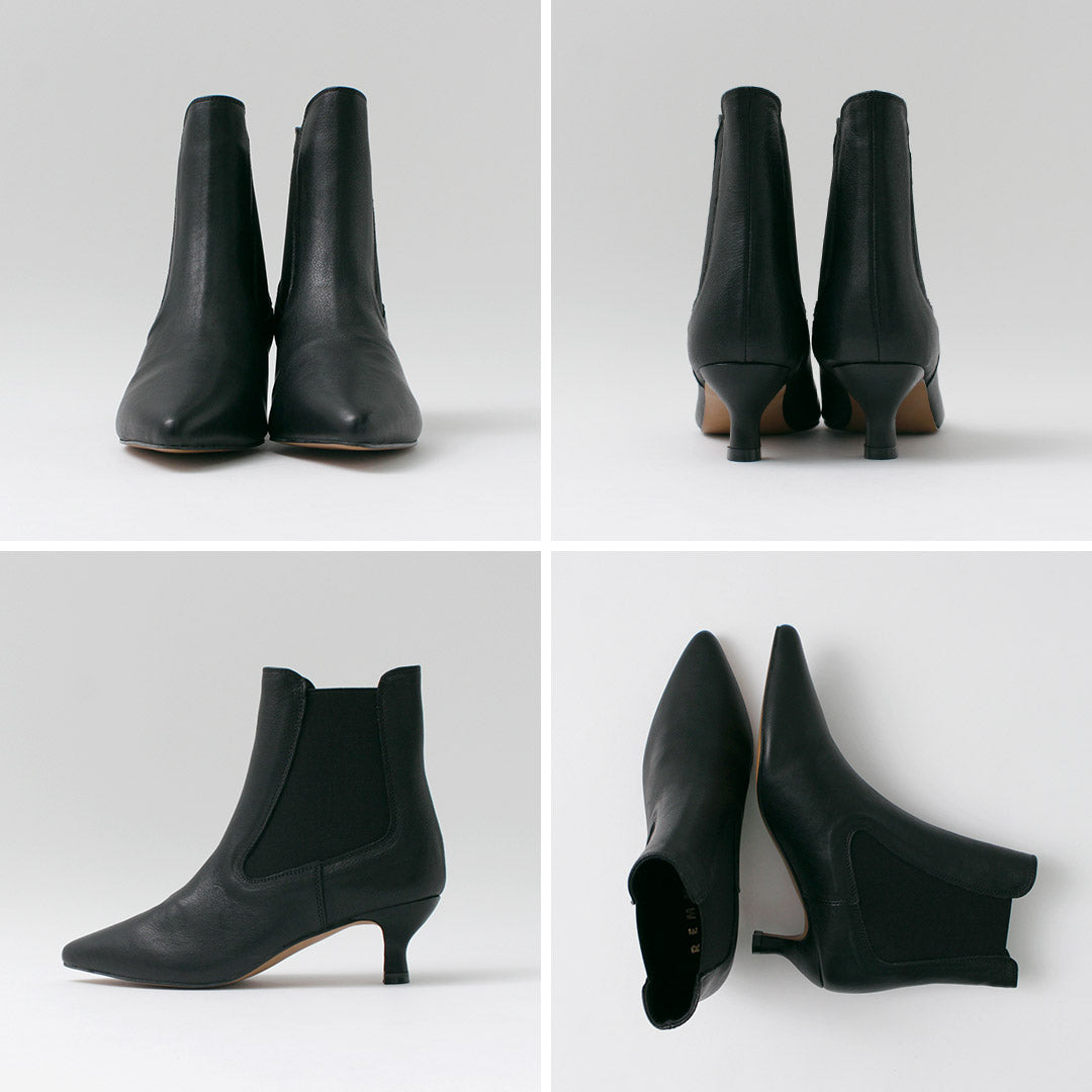 REMME(レメ) ポインテッド チェルシーブーツ 5cm ピンヒール