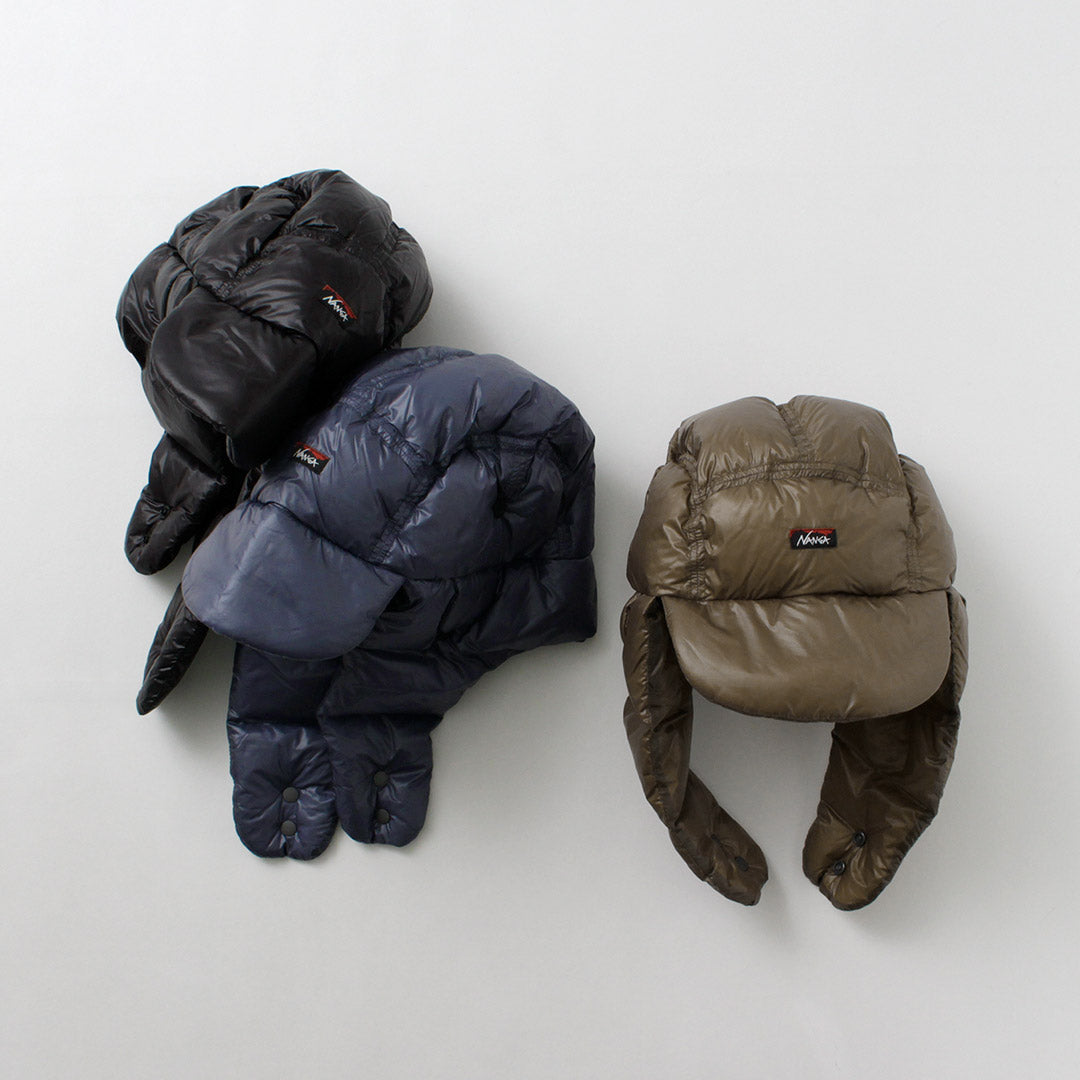 NANGA(ナンガ) マウンテンロッジ ダウン イヤーフラップキャップ