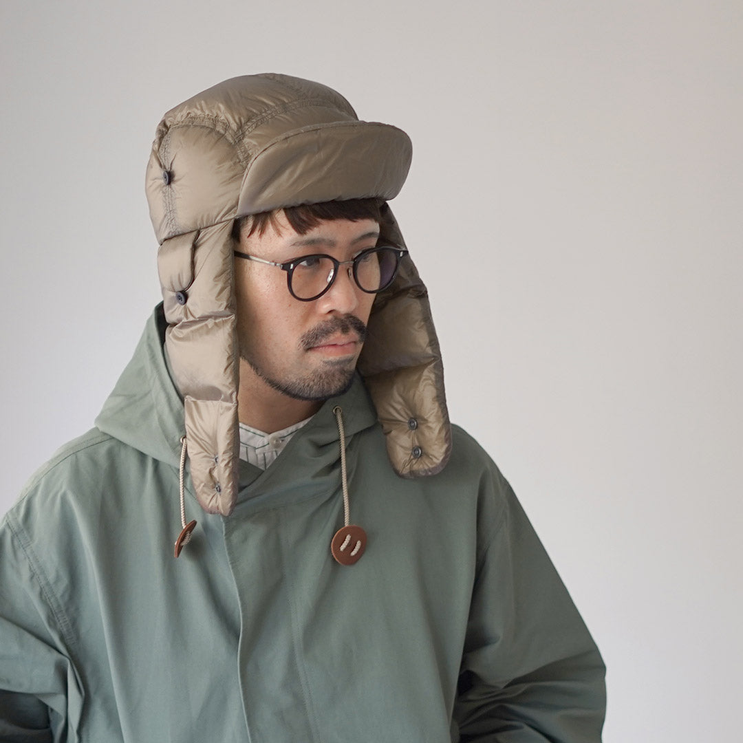 NANGA(ナンガ) マウンテンロッジ ダウン イヤーフラップキャップ