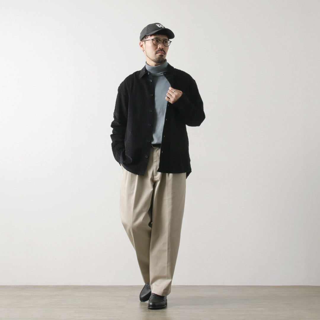WAX LONDON(ワックスロンドン) シェリーシャツ シアサッカー コード