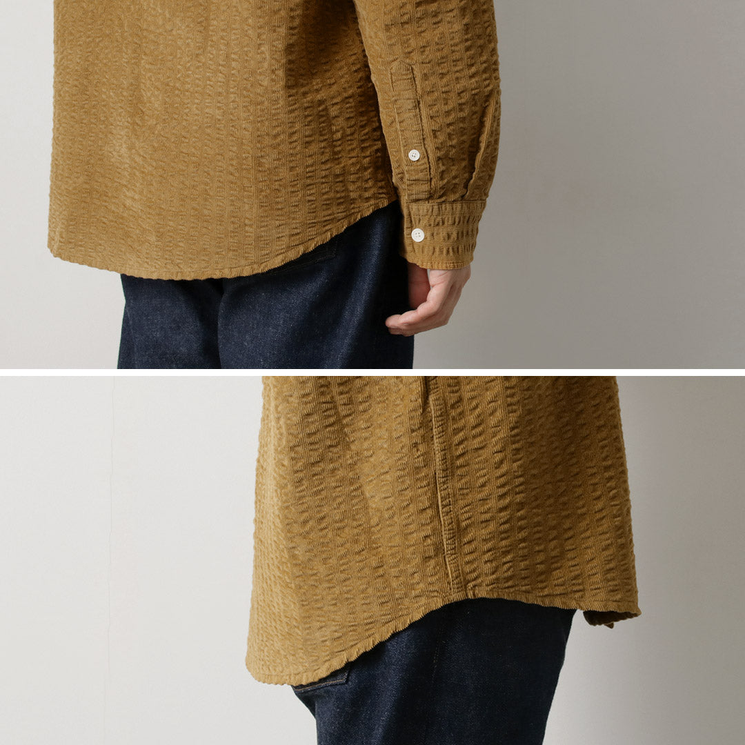WAX LONDON(ワックスロンドン) シェリーシャツ シアサッカー コード