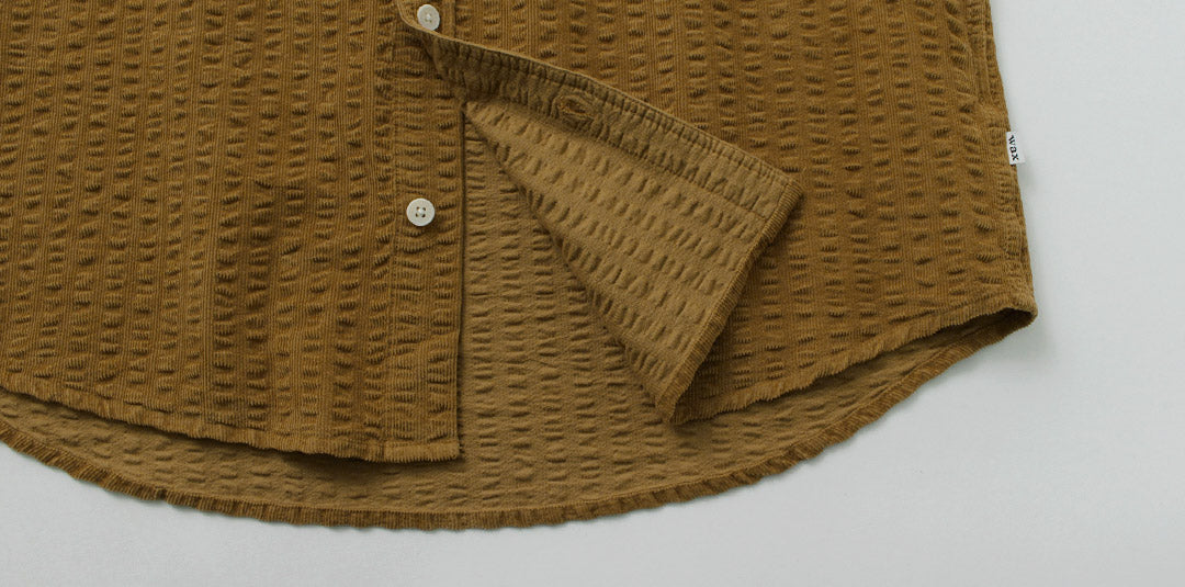 WAX LONDON(ワックスロンドン) シェリーシャツ シアサッカー コード