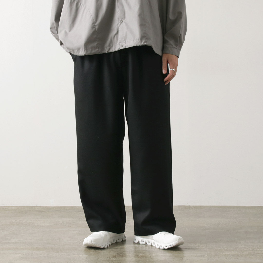 BASISBROEK(バージスブルック) MOREMO ワイドパンツ ハイカウント フランネル