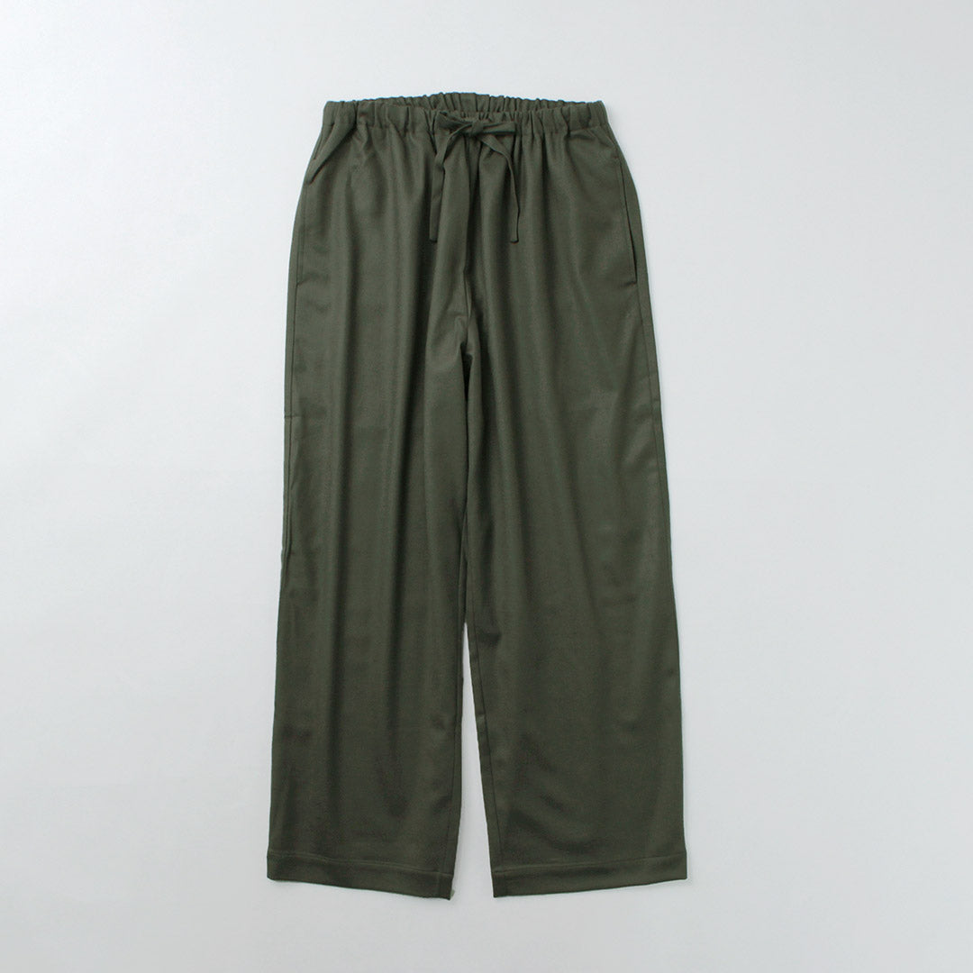 BASISBROEK(バージスブルック) MOREMO ワイドパンツ ハイカウント フランネル