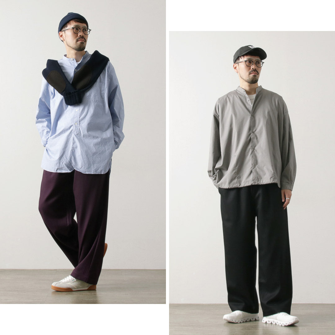 BASISBROEK(バージスブルック) MOREMO ワイドパンツ ハイカウント フランネル