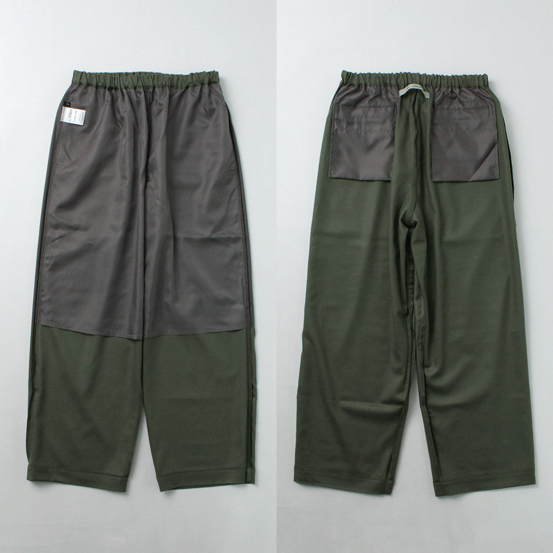 BASISBROEK(バージスブルック) MOREMO ワイドパンツ ハイカウント フランネル