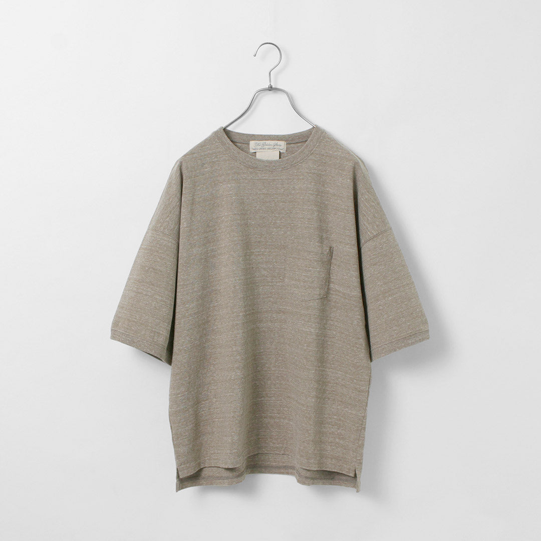 REMI RELIEF(レミレリーフ) 別注 メランジ天竺 半袖 ポケットTシャツ