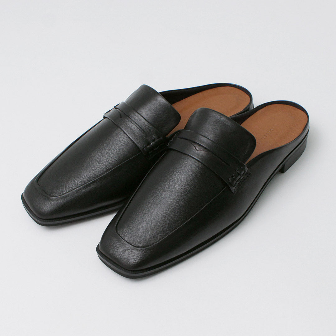 【30%OFF】ATELIER BRUGGE(アトリエブルージュ) ソフトローファー ミュール シープレザー