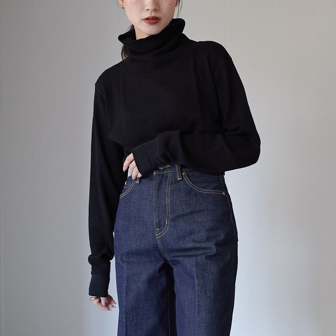 HEALTHKNIT(ヘルスニット) ベーシックワッフル タートルネック