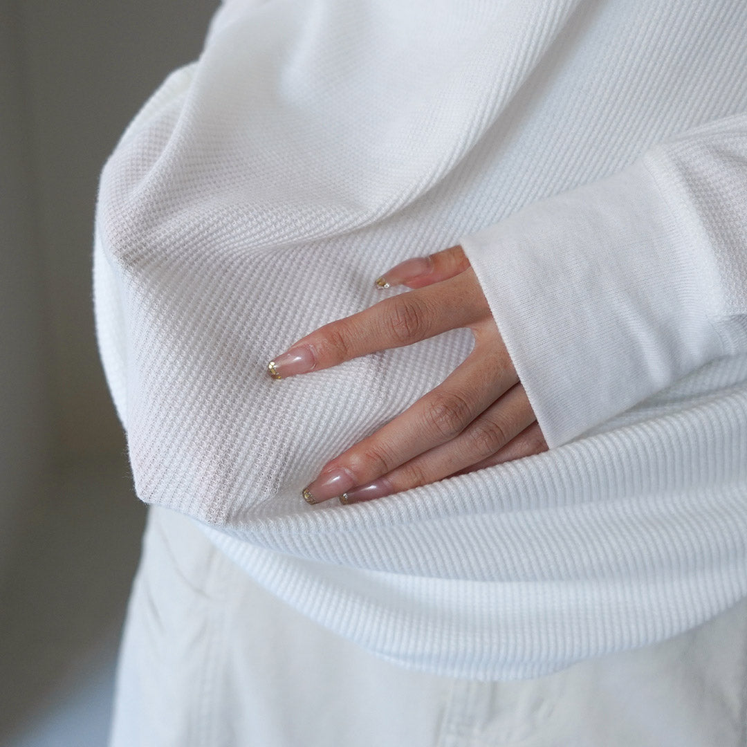 HEALTHKNIT(ヘルスニット) ベーシックワッフル タートルネック