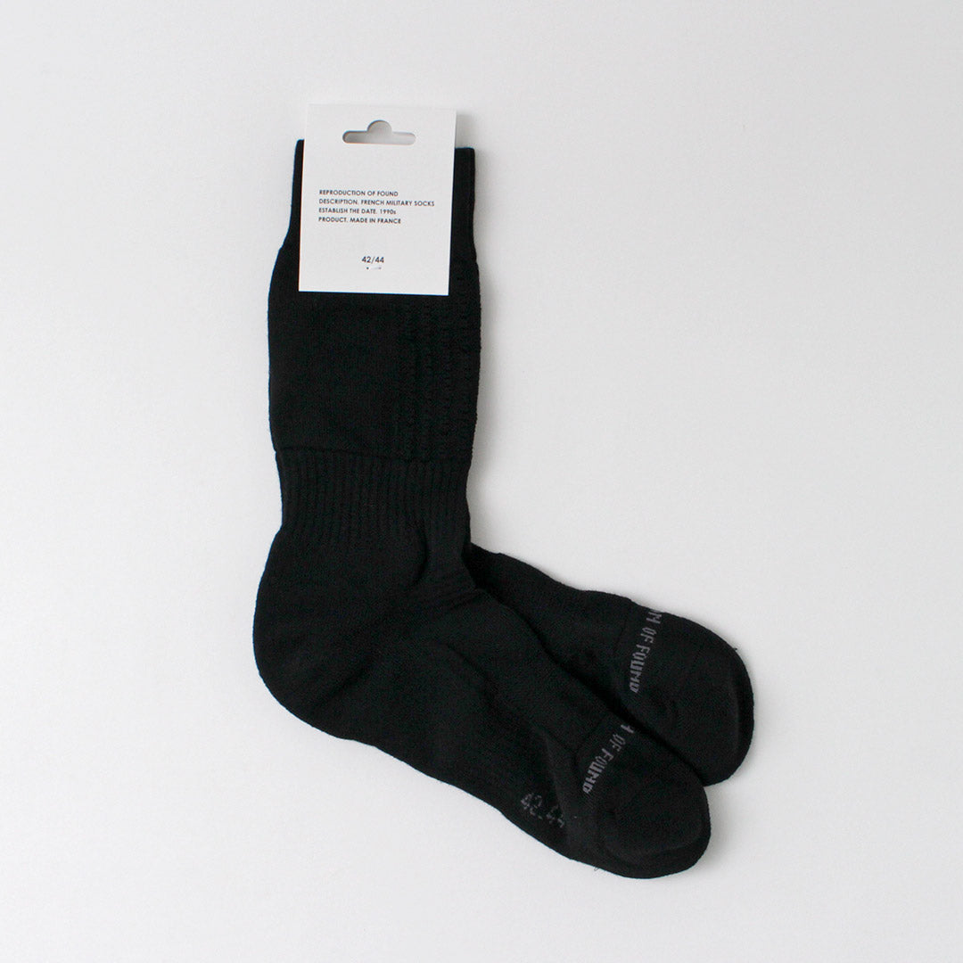 REPRODUCTION OF FOUND(リプロダクション オブ ファウンド) フレンチ ミリタリーソックス