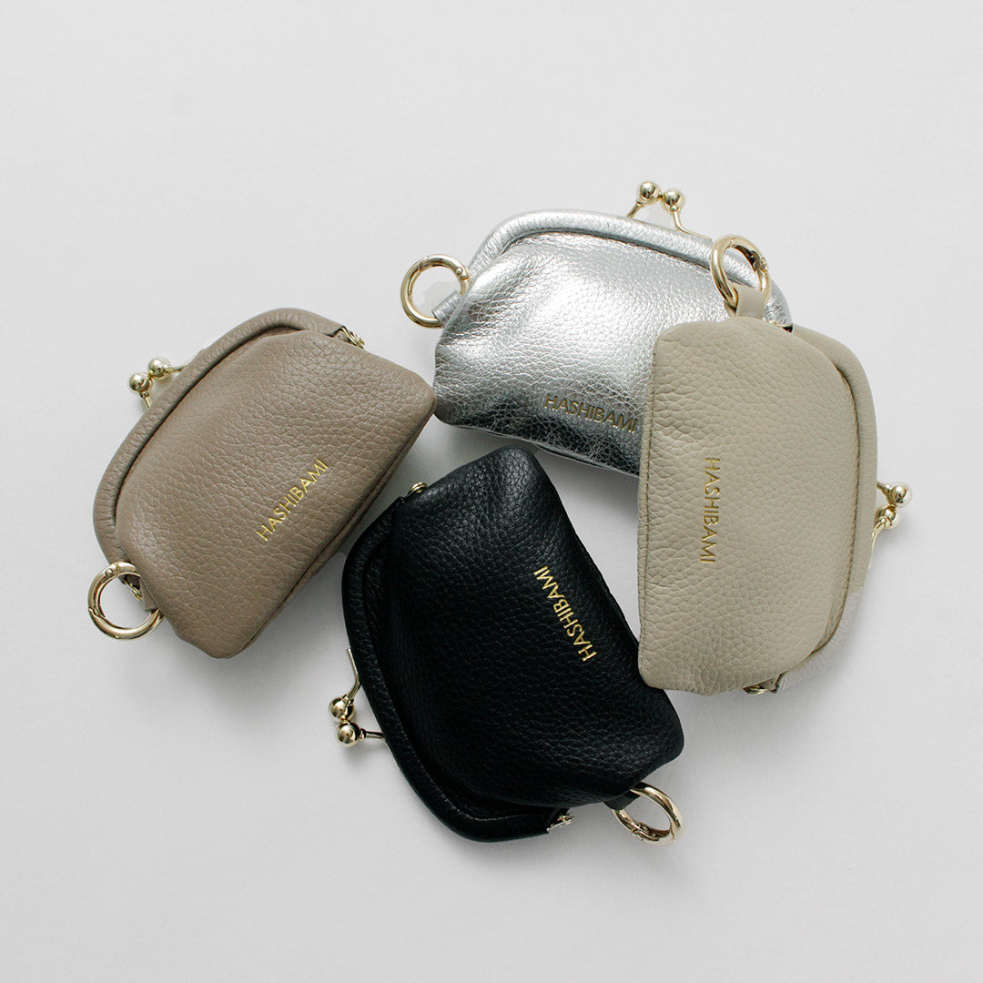 【20%OFF】HASHIBAMI(ハシバミ) ミニくるみ口金 ポーチチャーム